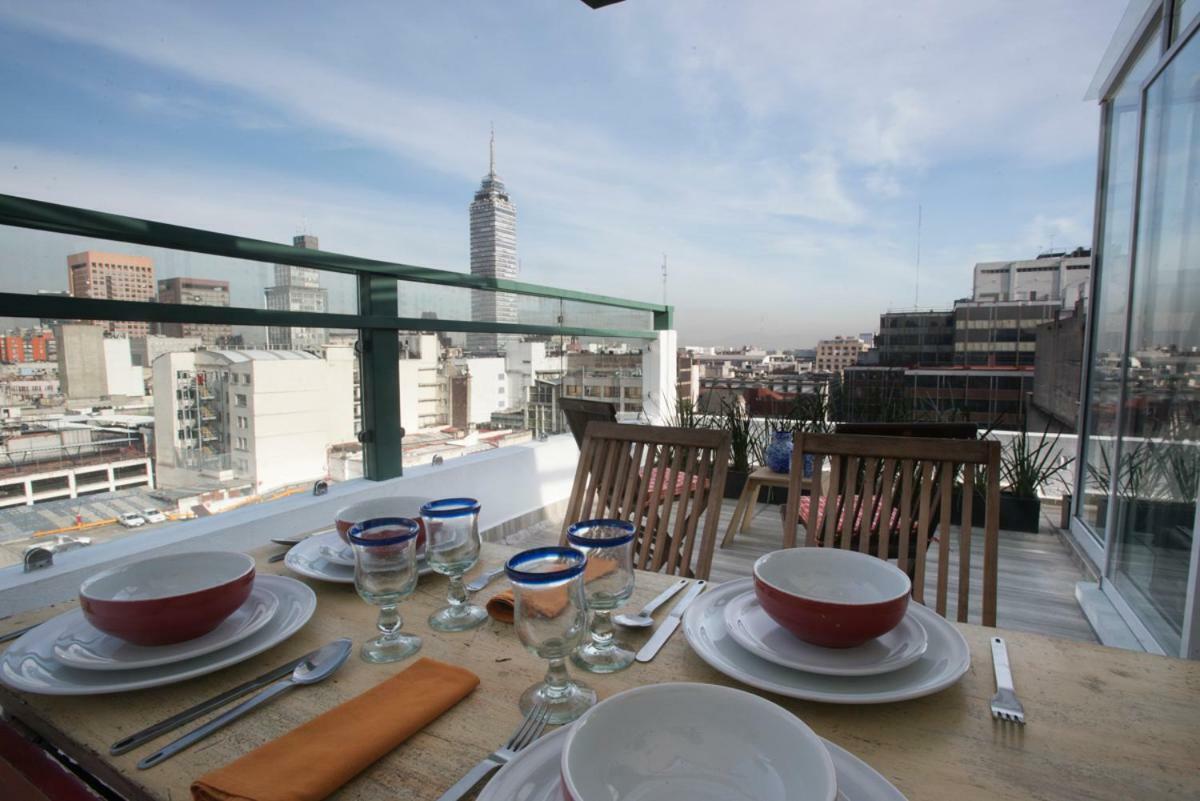 Duplex/Terraza Privada En Corazon Centro Historico Apartment Mexico City Exterior photo